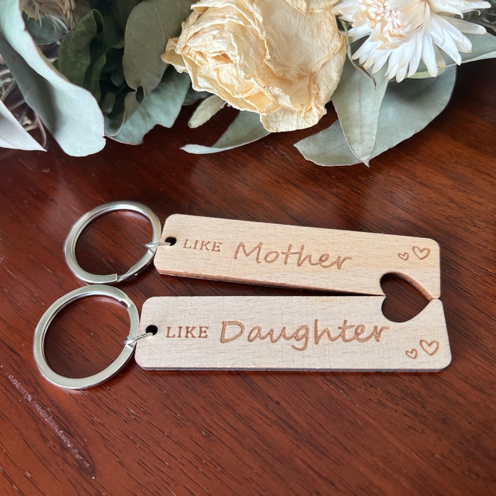 🌸 Mothers Day like mother like daughter matching keychains 🌸